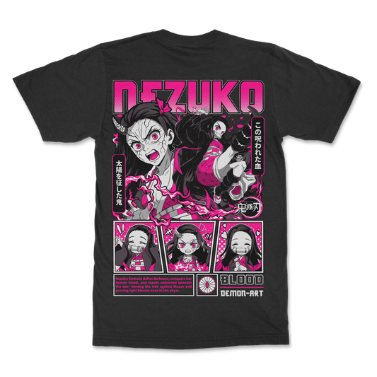 🔥Nezuko Custom Anime T-shirt Design 🔥