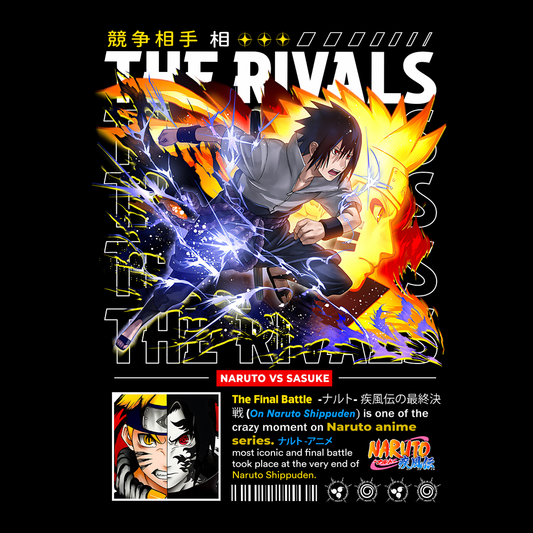 🔥Sasuke Custom Anime T-shirt Design 🔥