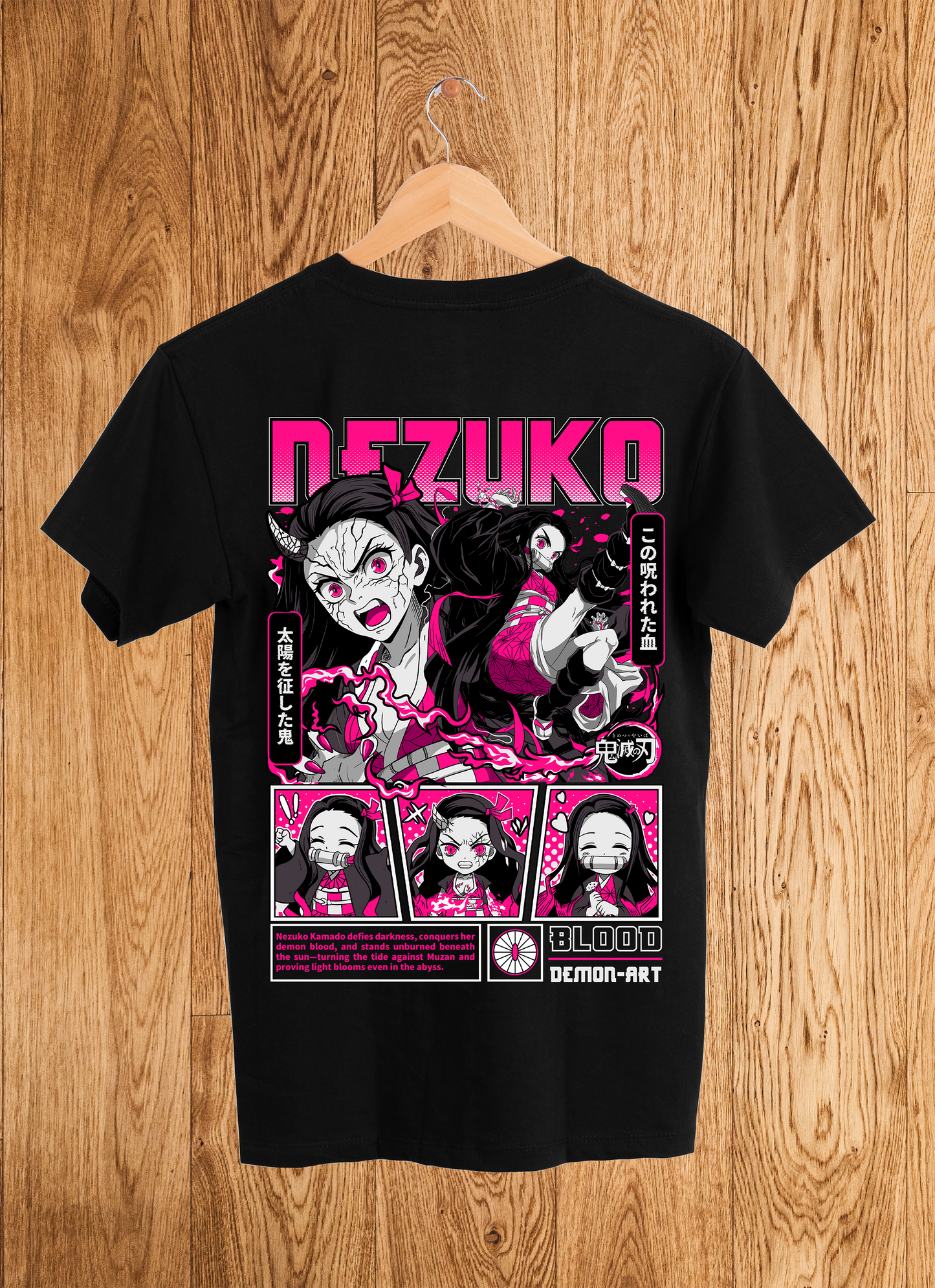 Playera Nezuko Rosa
